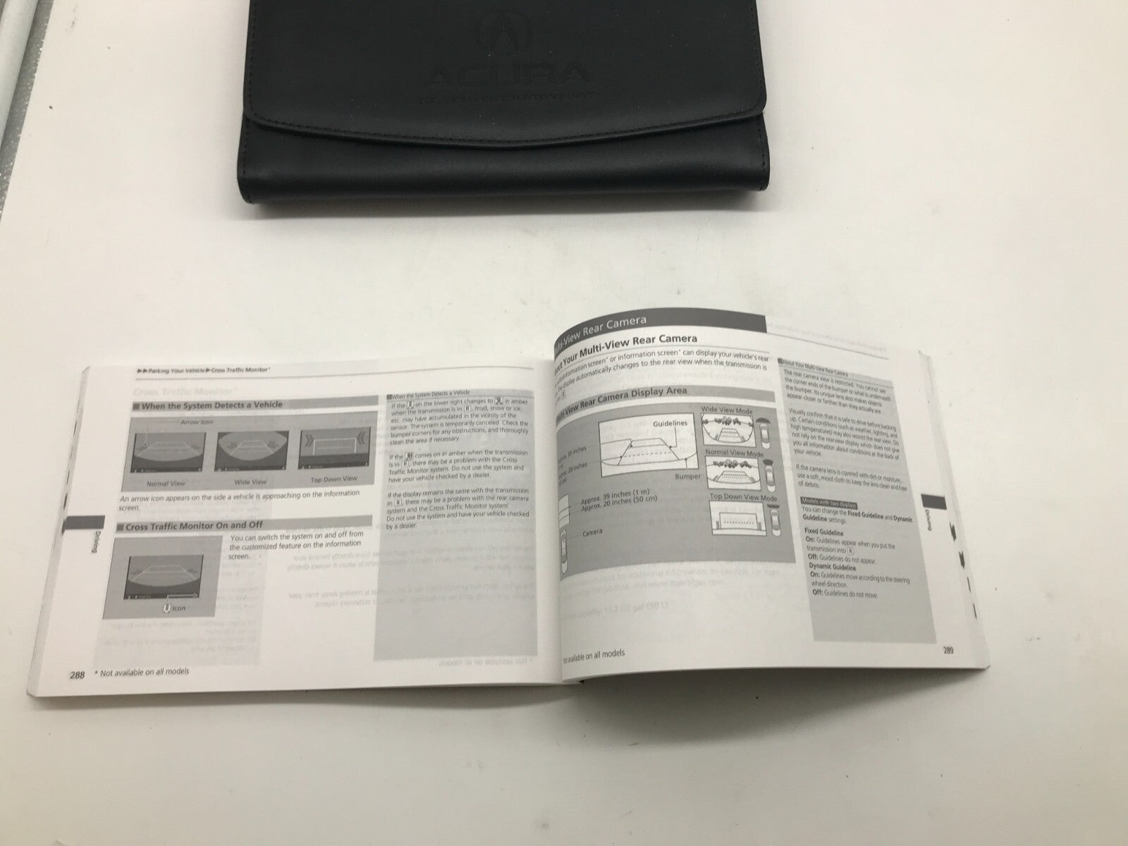 2021 Acura ILX Owners Manual Set with Leather Case OEM D01B56059