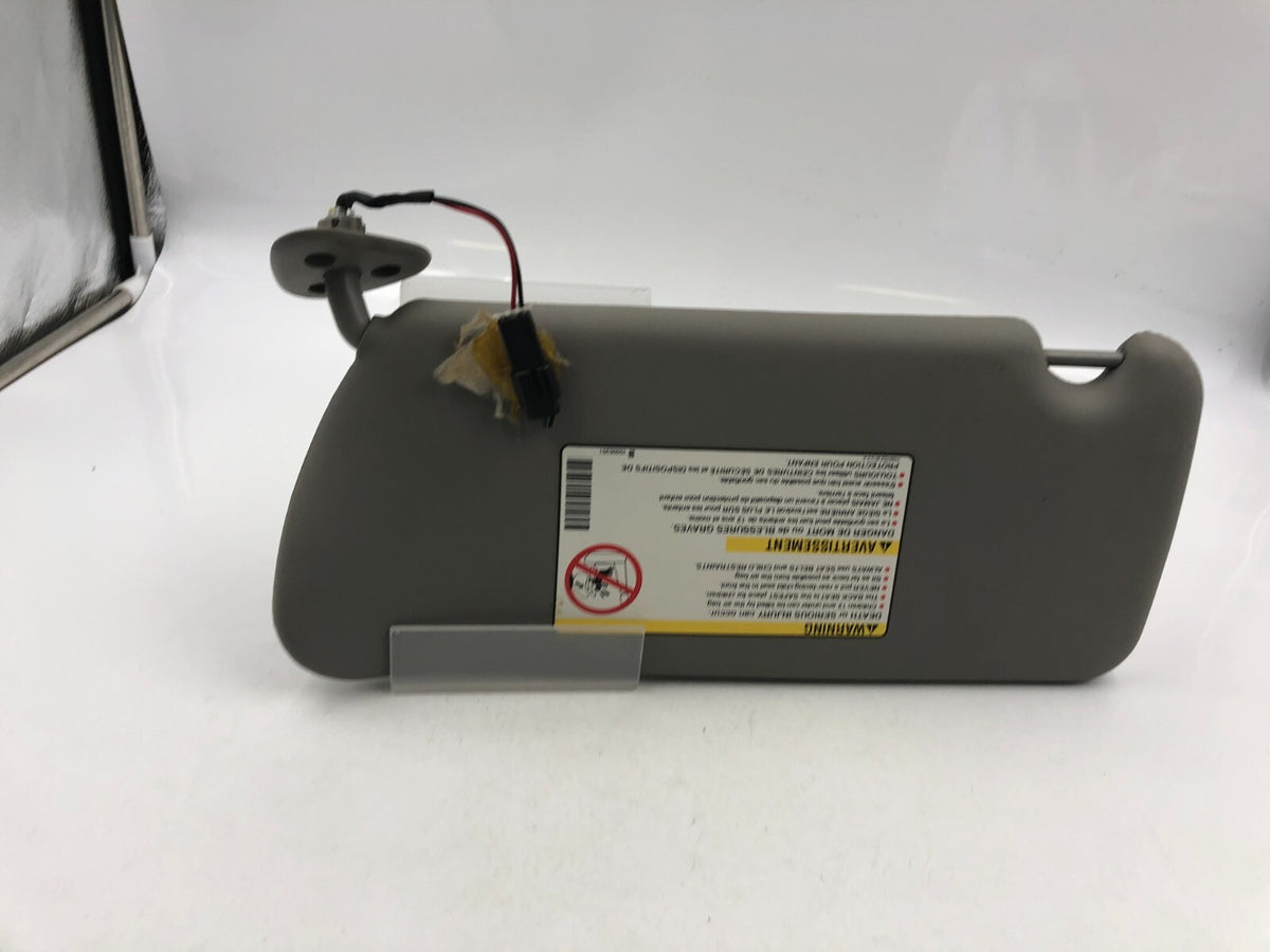 2004-2009 Cadillac SRX Passenger Sun Visor Gray OEM D04B28060