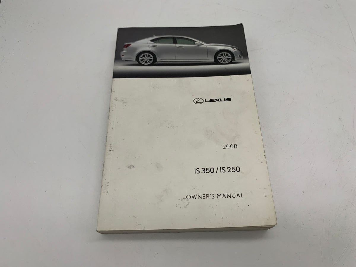 2008 Lexus IS250 IS350 IS 250 IS 350 Owners Manual Set with Case OEM R01B50021