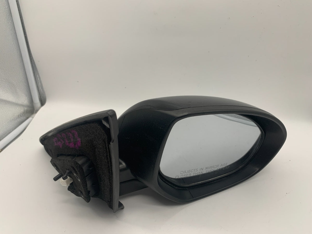 2010-2013 Mazda 3 Passenger Side View Power Door Mirror Black Non-Heated OEM
