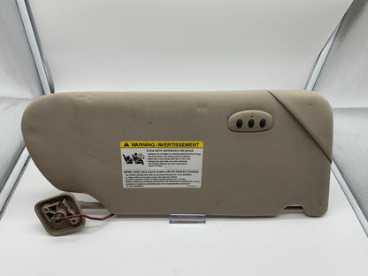 2009-2012 Ford Flex Driver Sun Visor Gray Illuminated OEM C04B23011