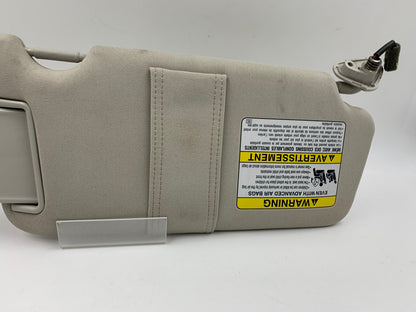 2010-2014 Subaru Legacy Driver Sun Visor Sunvisor Gray Illuminated OEM E03B66008