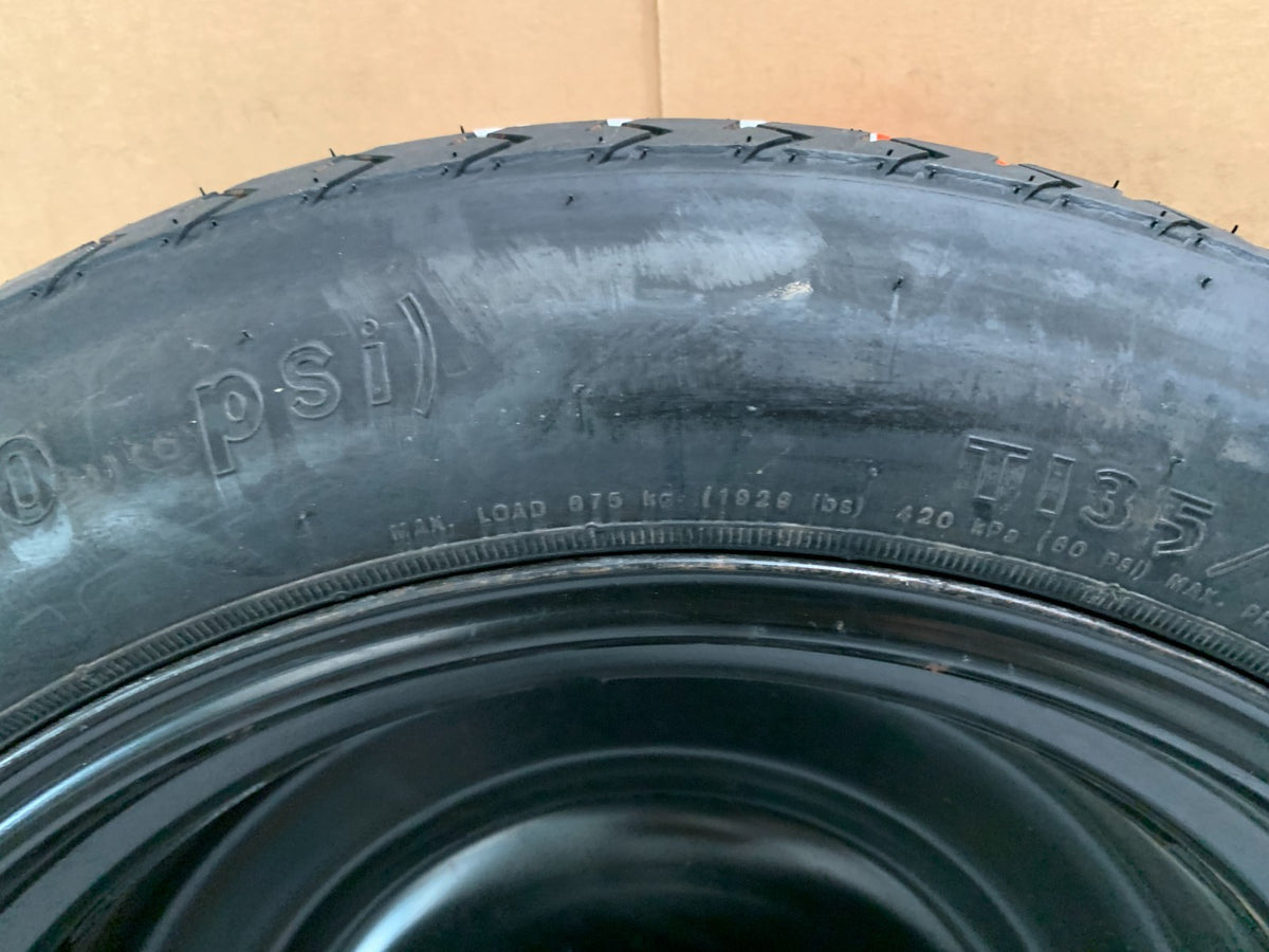 2005-2010 Honda Odyssey 17" Spare Tire T135/80D17 OEM Wheel Compact Donut OEM