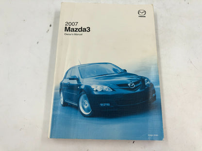2007 Mazda 3 Owners Manual Set with Case OEM D03B58007