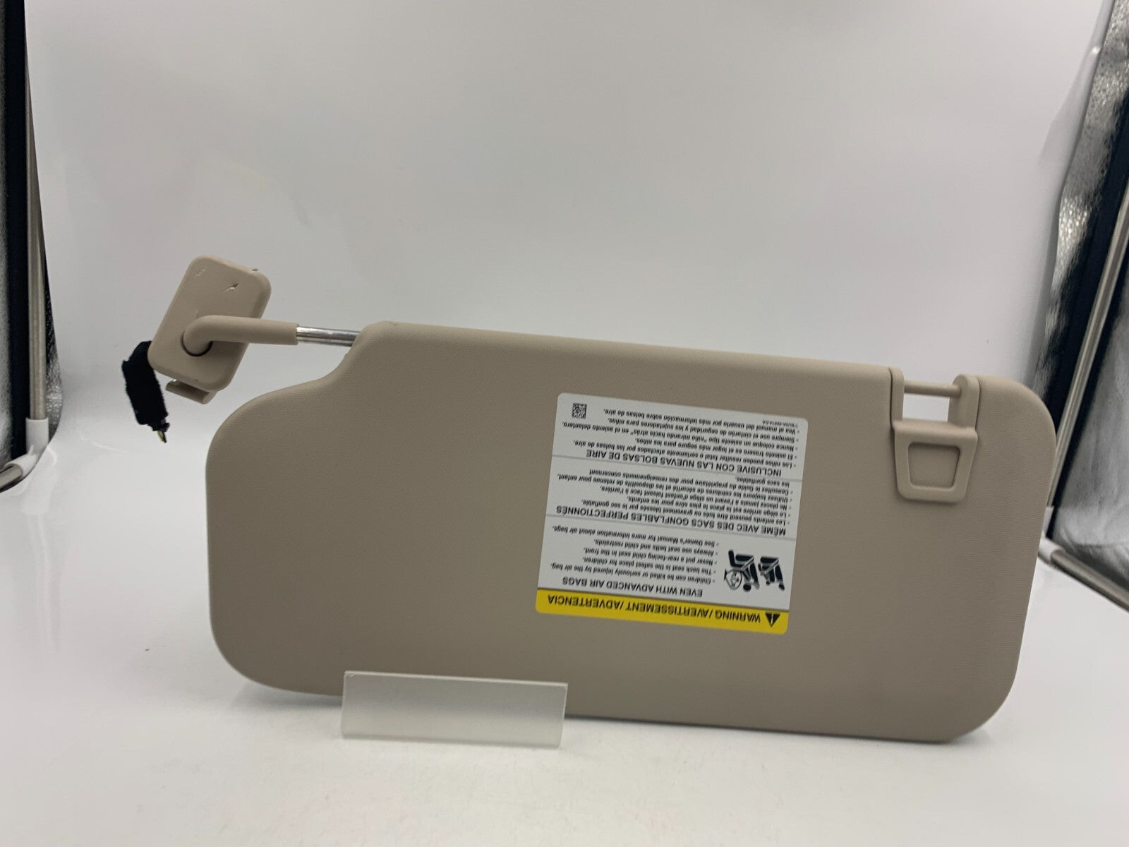 2020 Ford Escape Passenger Sun Visor Beige Illuminated OEM A04B25057