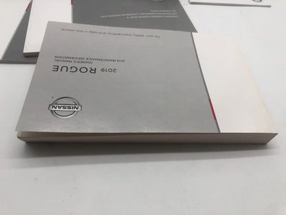 2019 Nissan Rogue Owners Manual Set with Case OEM A02B08022