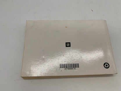 2011 Chevrolet Malibu Owners Manual OEM A03B42004