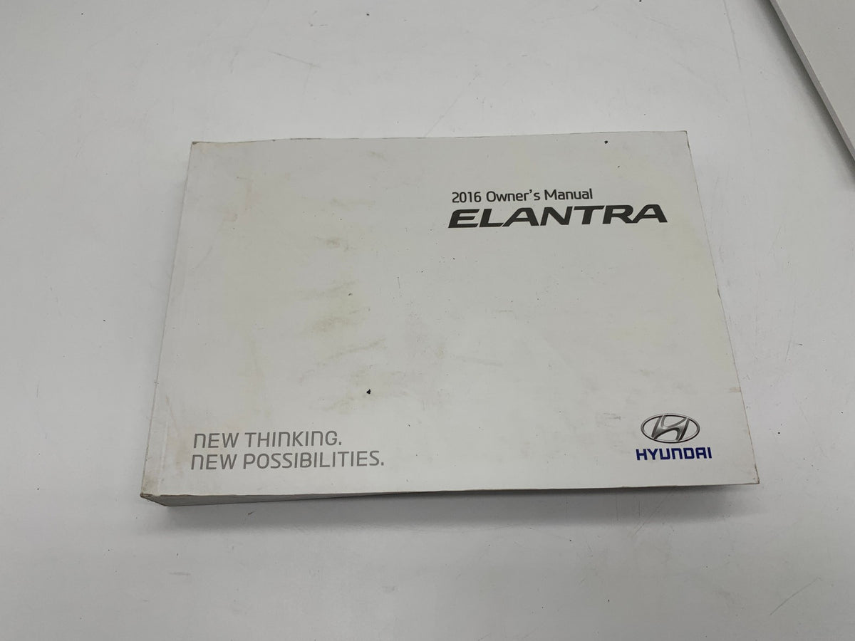 2016 Hyundai Elantra Owners Manual Set OEM R01B03020