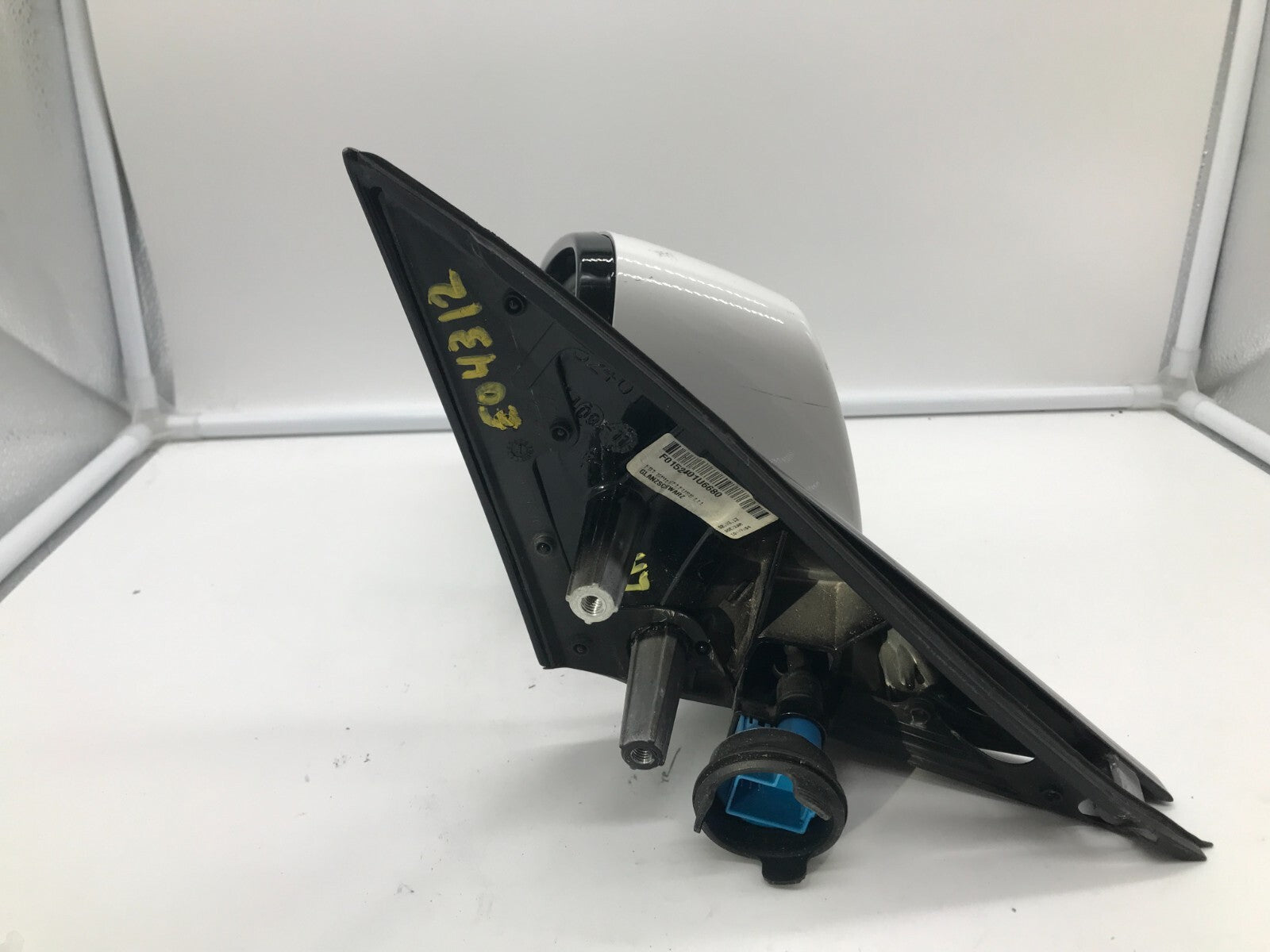 2009-2012 BMW 750i Driver Side View Power Door Mirror White OEM B01B37028