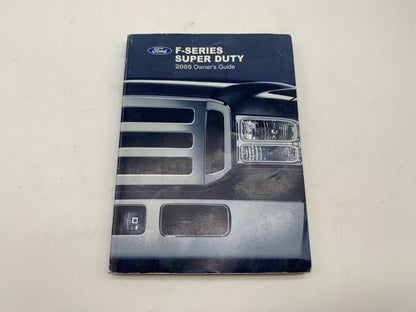 2005 Ford F-Series Super Duty Owners Manual Set with Case OEM A04B28007