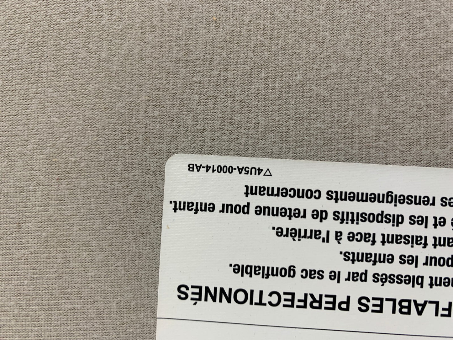 2006-2009 Mercury Milan Passenger Sun Visor Gray Illumination OEM B04B26030