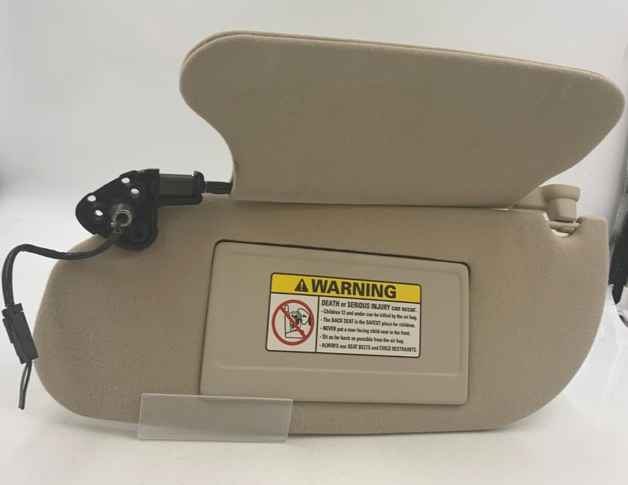 1998-2000 Lincoln Executive Driver Sun Visor Gray Illuminated A04B27024