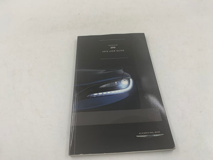 2015 Chrysler 200 Owners Manual Set with Case OEM E03B58011