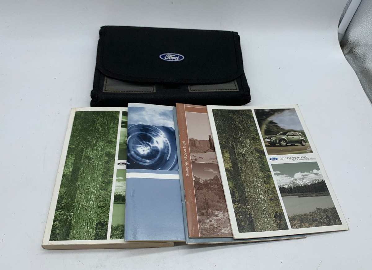 2010 Ford Escape Owners Manual Set with Case OEM R01B24011