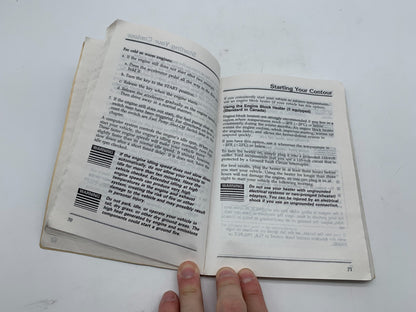 1995 Ford Contour Owners Manual OEM A02B37013