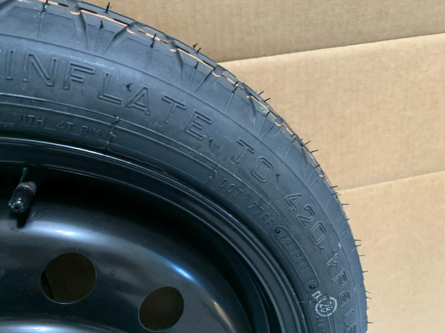 2015-2021 Subaru WRX 17" Spare Tire Wheel Compact Donut T145/70D17