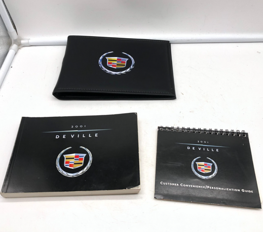 2001 Cadillac Deville Owners Manual Set with Case OEM R01B51011