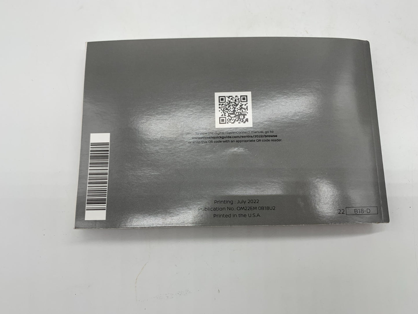 2022 Nissan Sentra Owners Manual Set with Case OEM