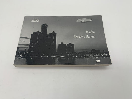 2022 Chevrolet Malibu Owners Manual Set OEM A02B32095