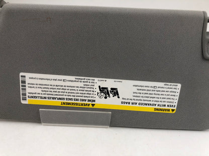2017-2021 Chevrolet Trax Passenger Sun Visor Gray OEM B04B03053