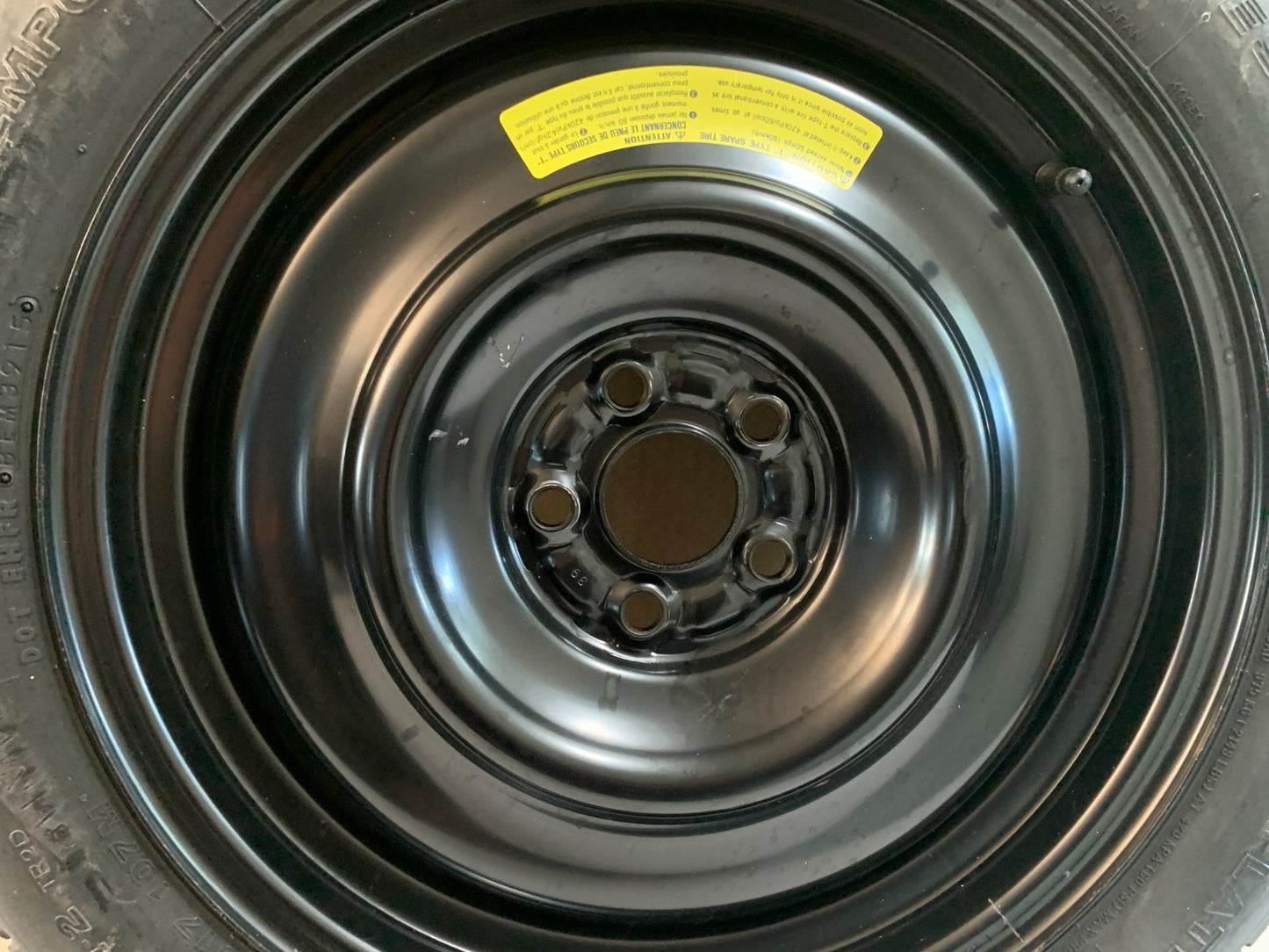 2014-2018 Subaru Forester 17" Spare Tire Compact Donut T145/80D17