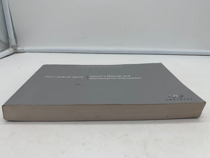 2017 Infiniti QX30 QX 30 Owners Manual Set with Case OEM