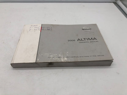 2006 Nissan Altima Owners Manual OEM R01B20006