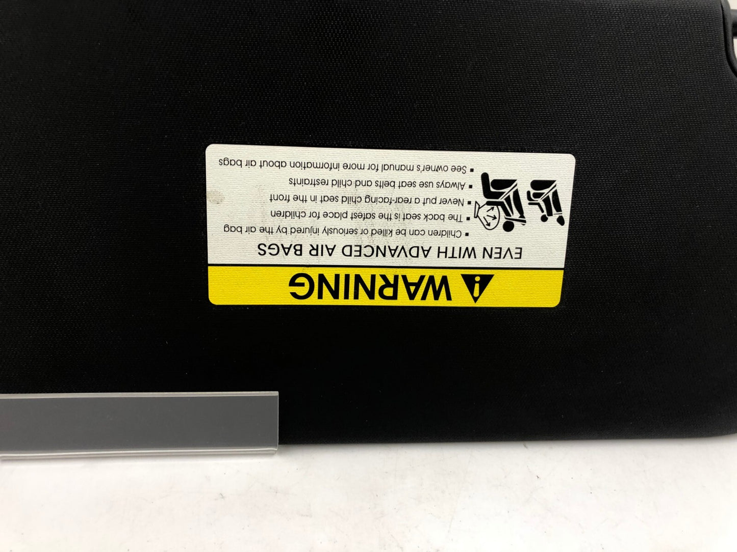 2014-2019 Kia Soul Passenger Sun Visor Illuminated Black OEM D03B15025