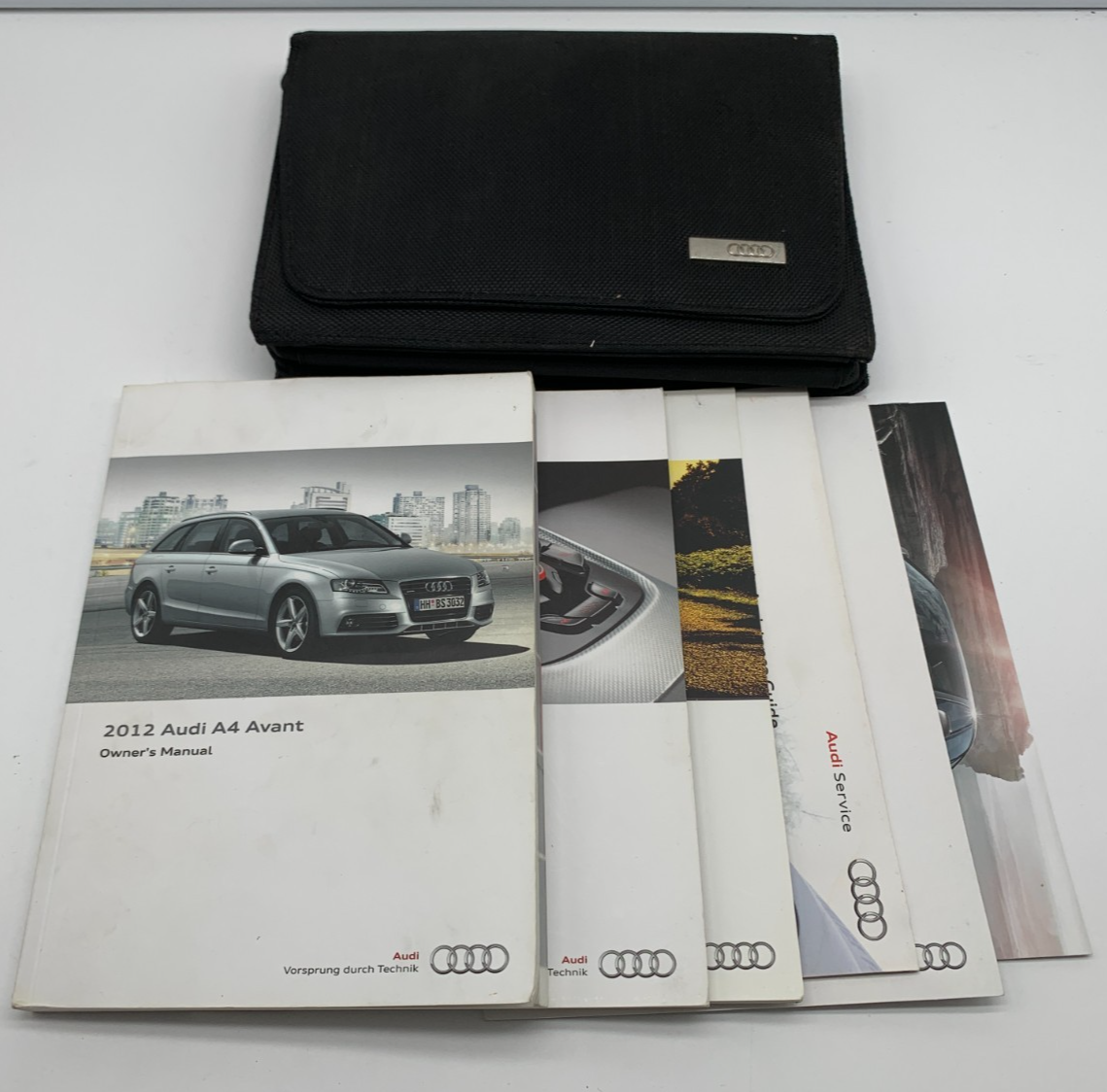 2012 Audi A4 Owners Manual Set with Case OEM E02B50026