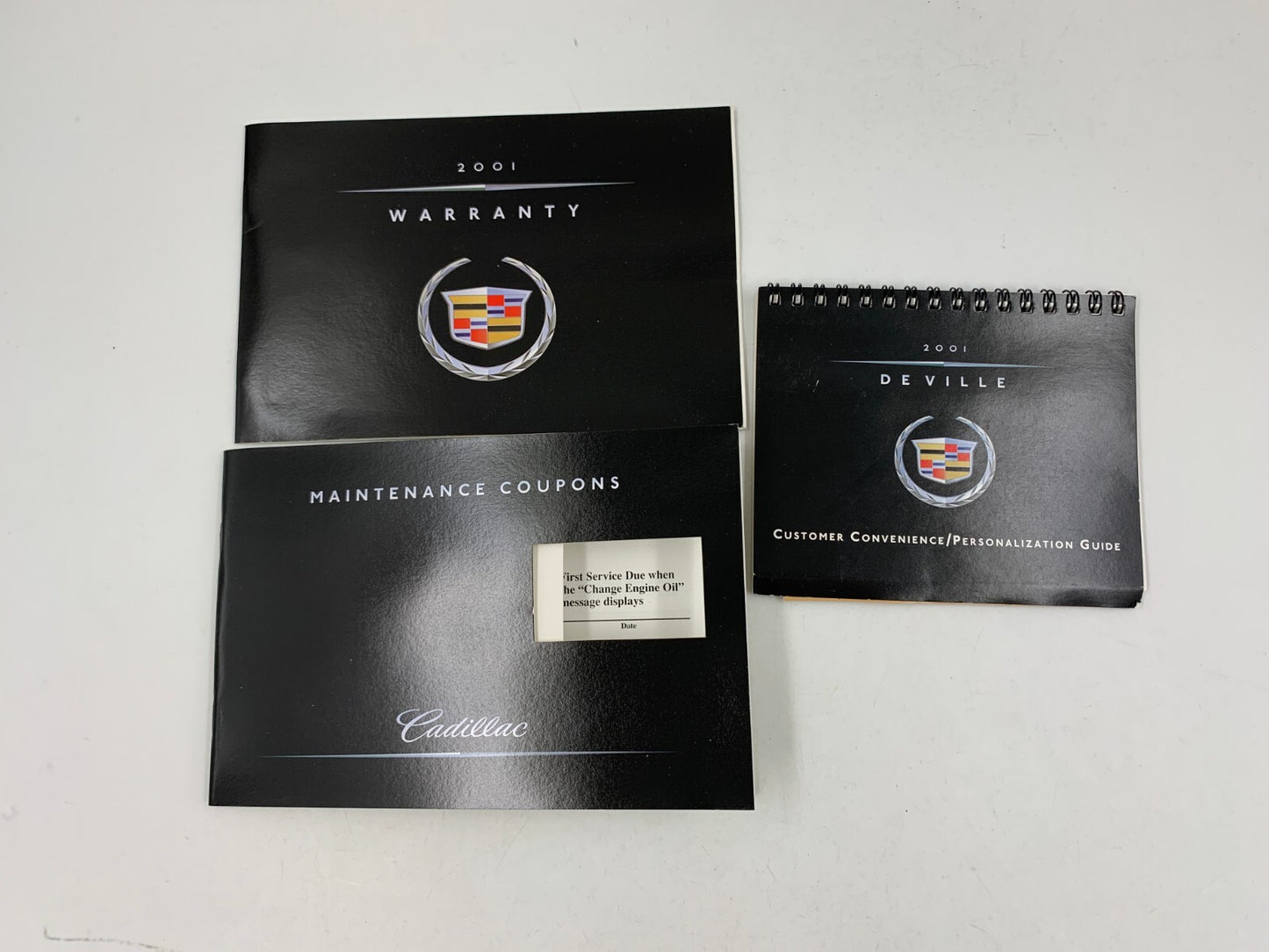 2001 Cadillac Deville Owners Manual Set with Case OEM A04B01041