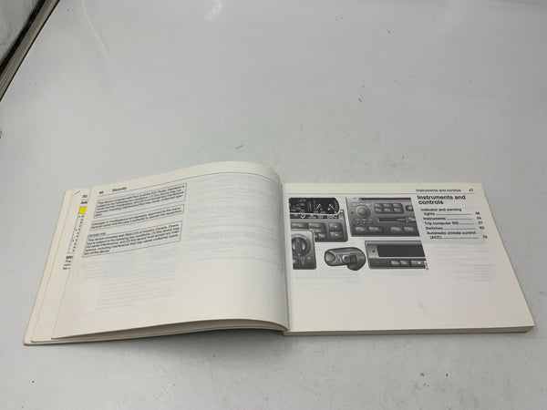 2001 Saab 9-5 95 Owners Manual Handbook OEM I03B40010