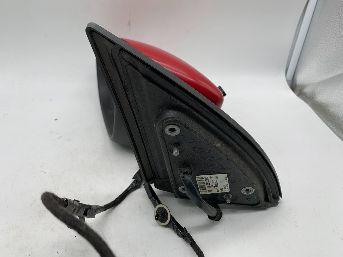 2009-2012 Volkswagen EOS Driver Side View Power Door Mirror Red OEM A04B32003