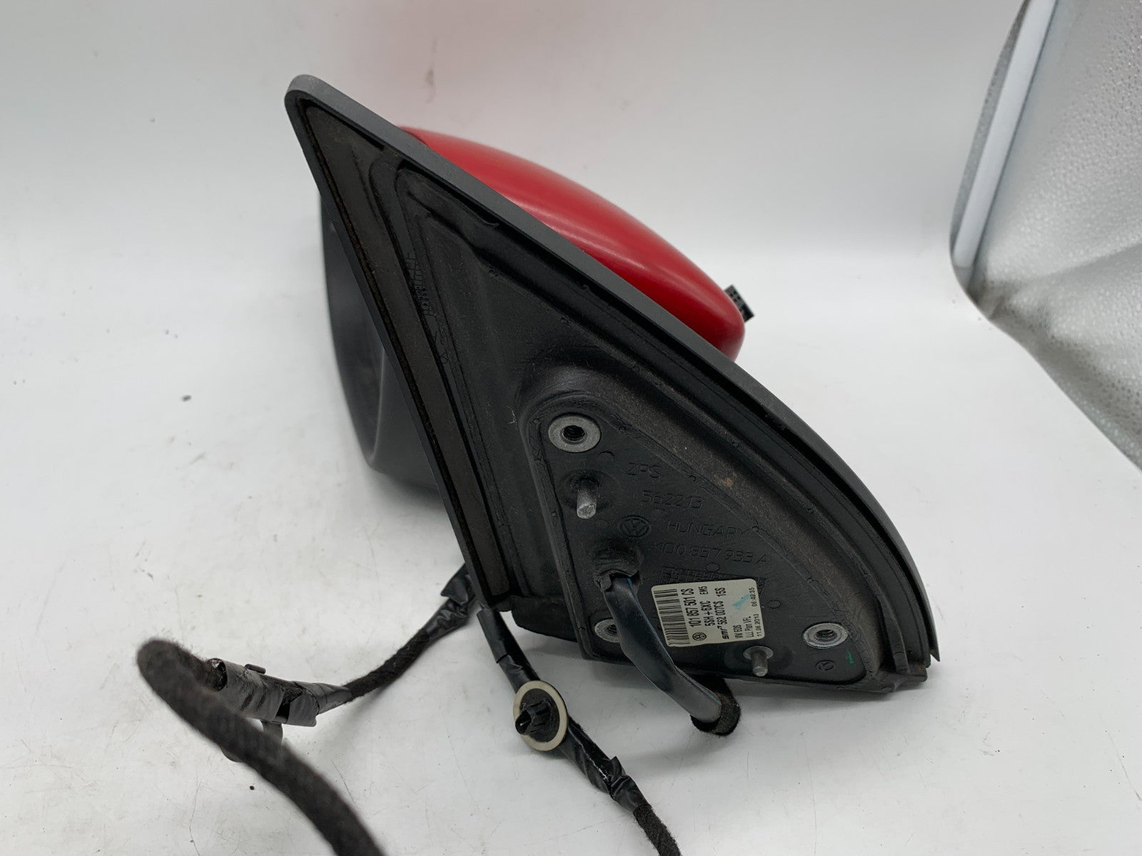 2009-2012 Volkswagen EOS Driver Side View Power Door Mirror Red OEM A04B32003