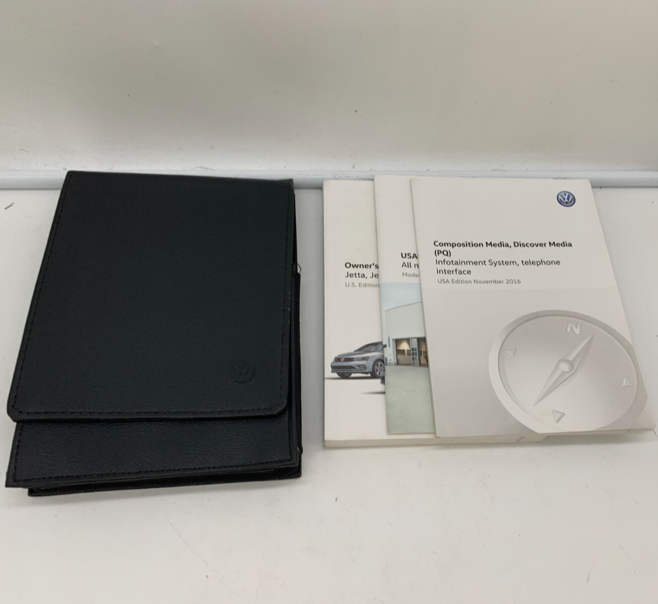 2016 Volkswagen Jetta Owners Manual Set with Case OEM A03B42008