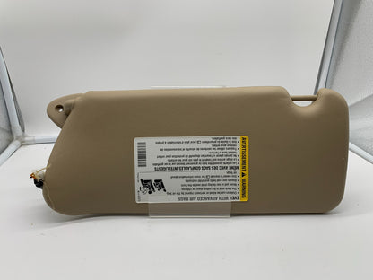 2004-2009 Cadillac SRX Passenger Sun Visor Tan Illuminated OEM