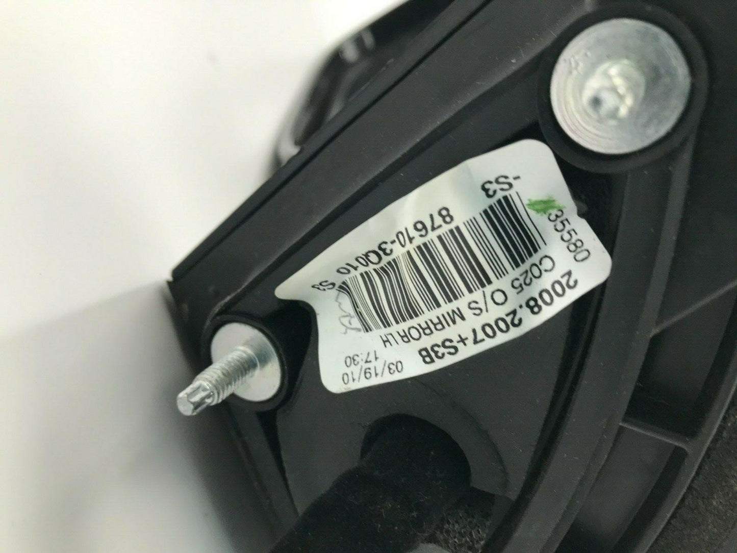 2011-2014 Hyundai Sonata Driver Side View Power Door Mirror Black OEM D02B50001