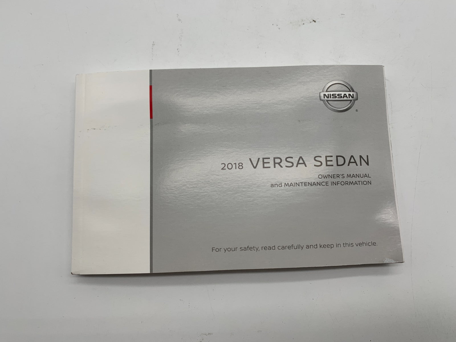 2018 Nissan Versa Sedan Owners Manual Set with Case OEM B02B56006