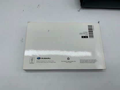 2017 Subaru WRX Owners Manual with Case OEM A02B50054