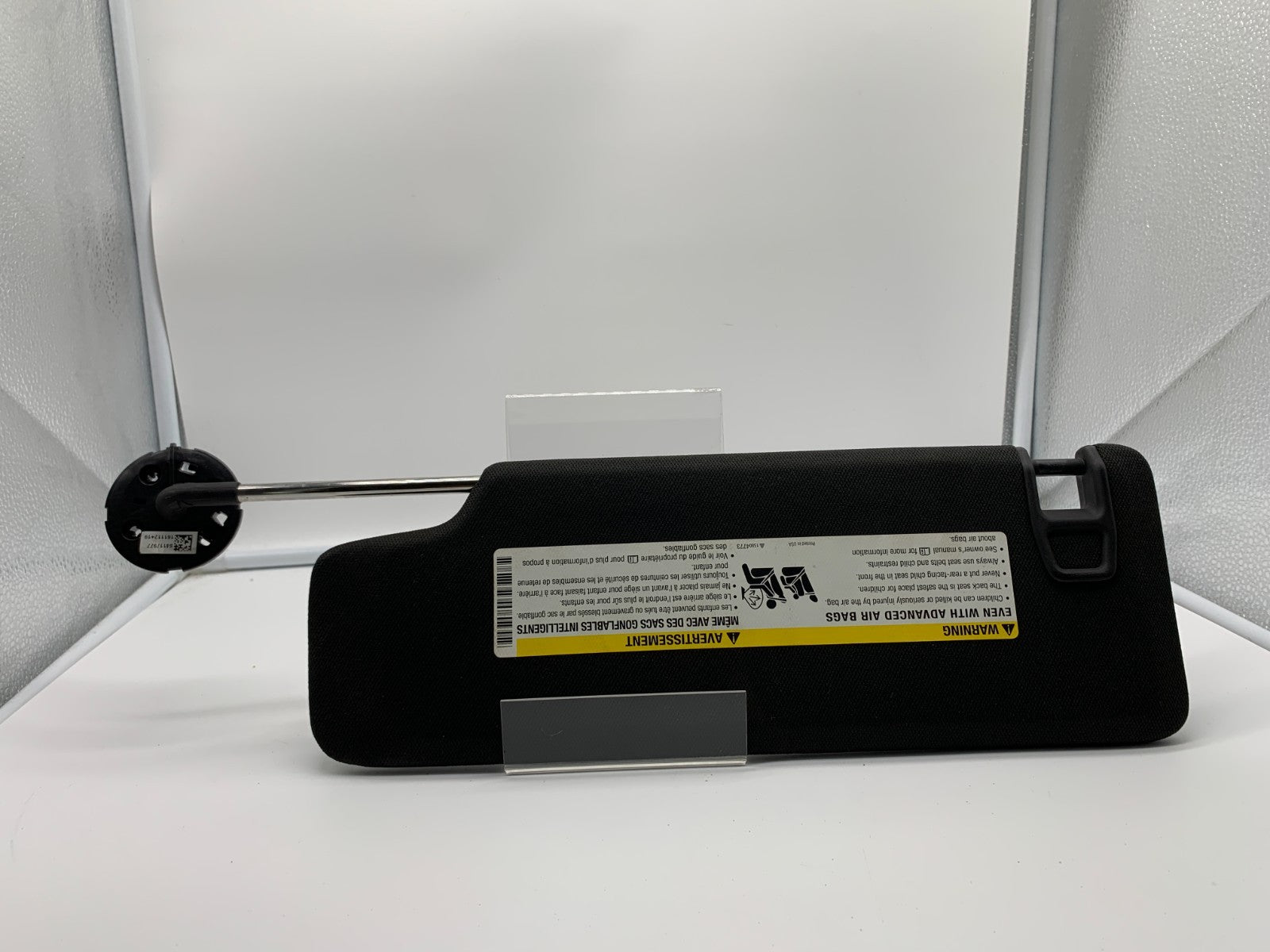 2016-2021 Chevrolet Camaro Passenger Sun Visor without Illumination Black OEM