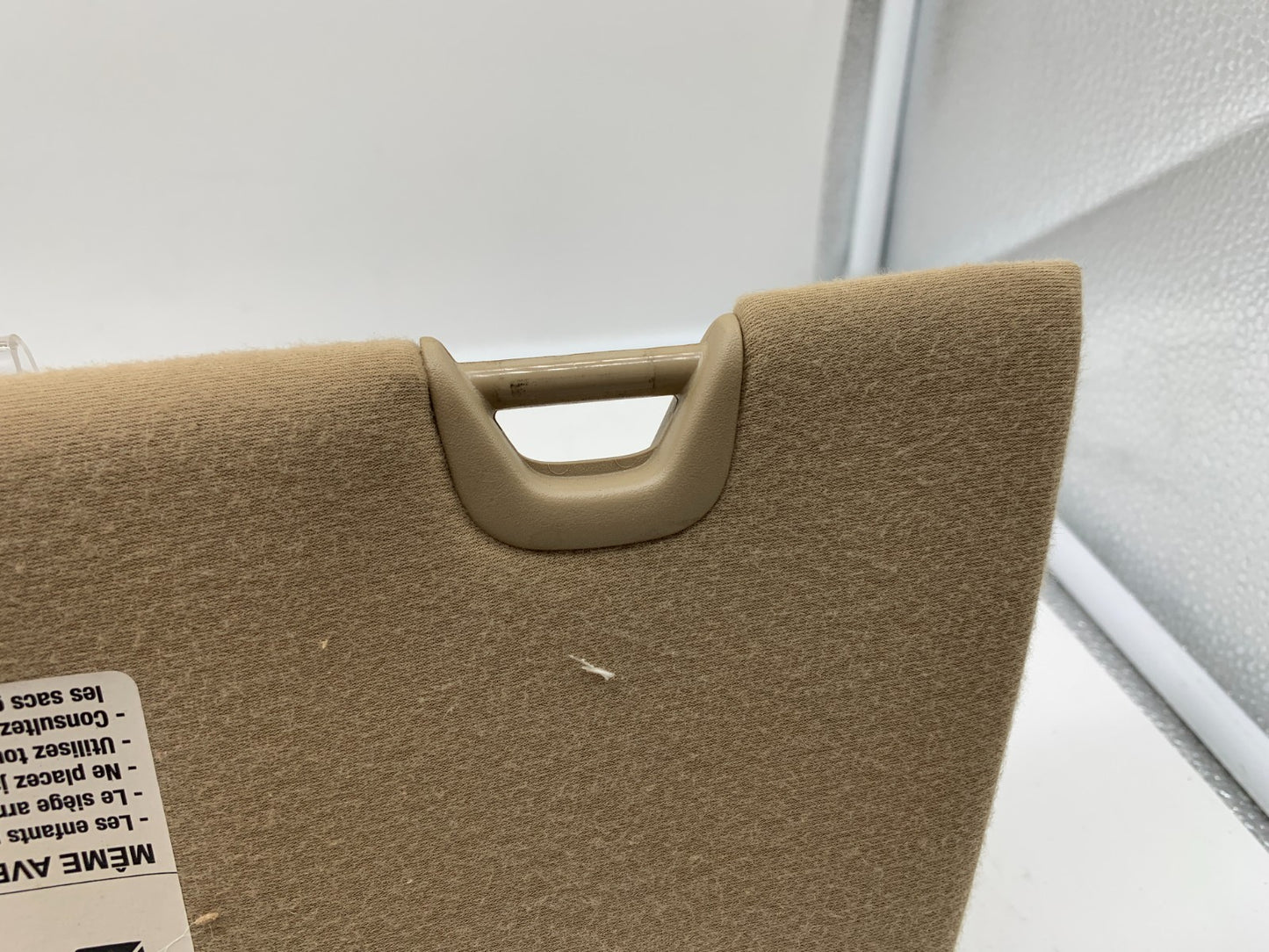 2005-2011 Ford Mustang Passenger Sun Visor Beige OEM A03B40002