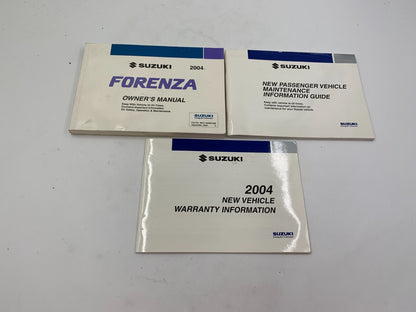 2004 Suzuki Forenza Owners Manual Set with Case B02B22041