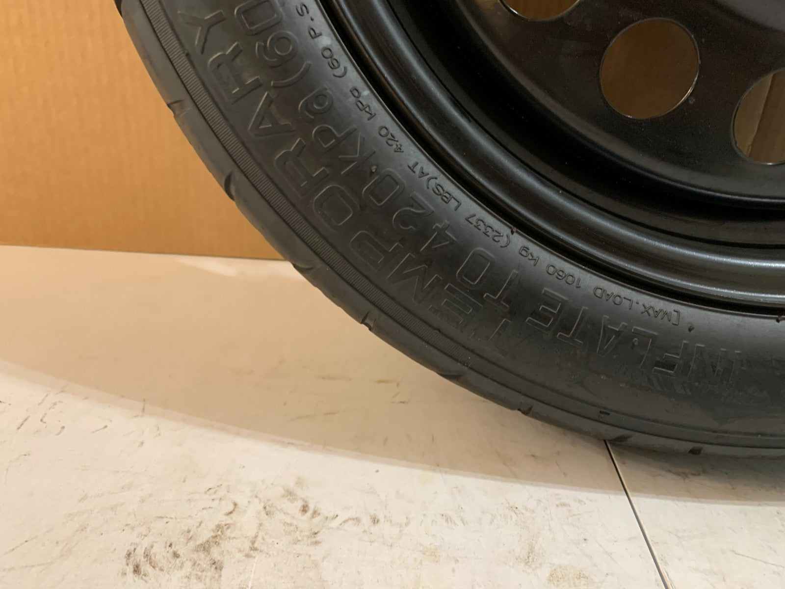 2013-2019 Ford Escape Spare Tire 17" Compact Donut with Jack Kit T155/70D17
