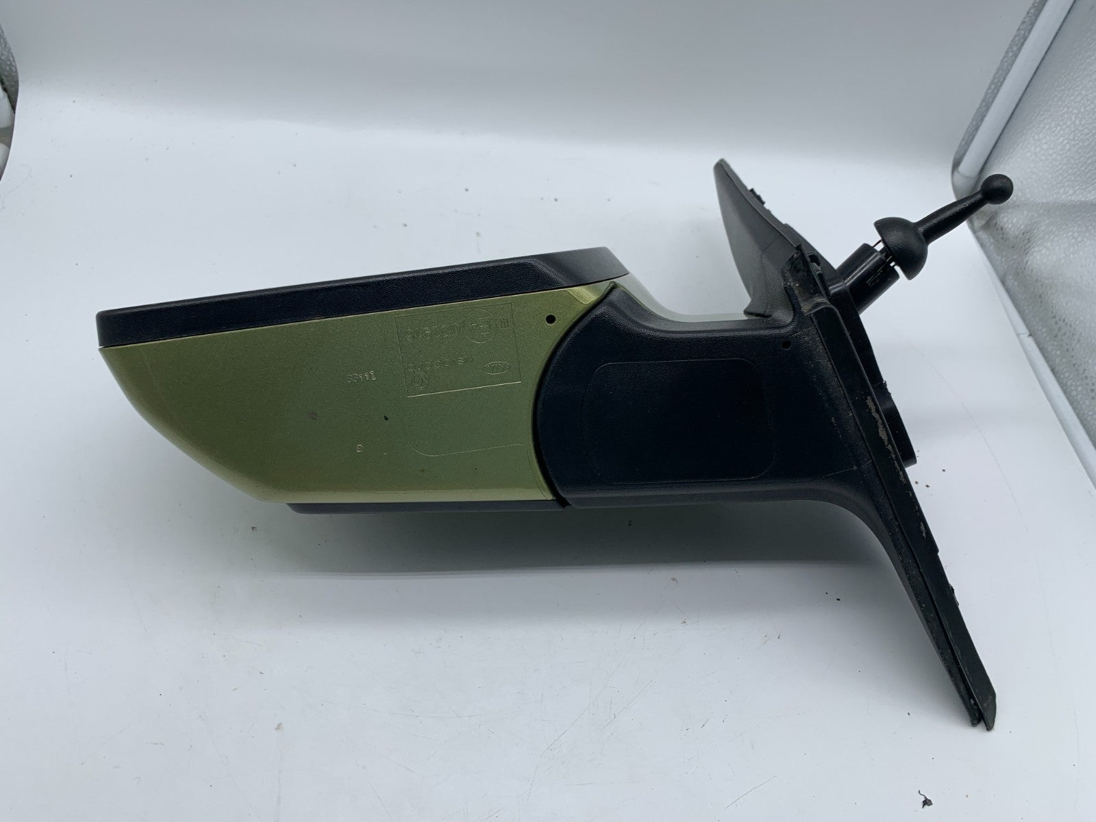 2010-2013 Kia Soul Driver Side View Manual Door Mirror Green OEM C02B07003