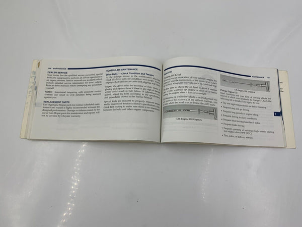 1997 Dodge Intrepid Owners Manual OEM G04B51049