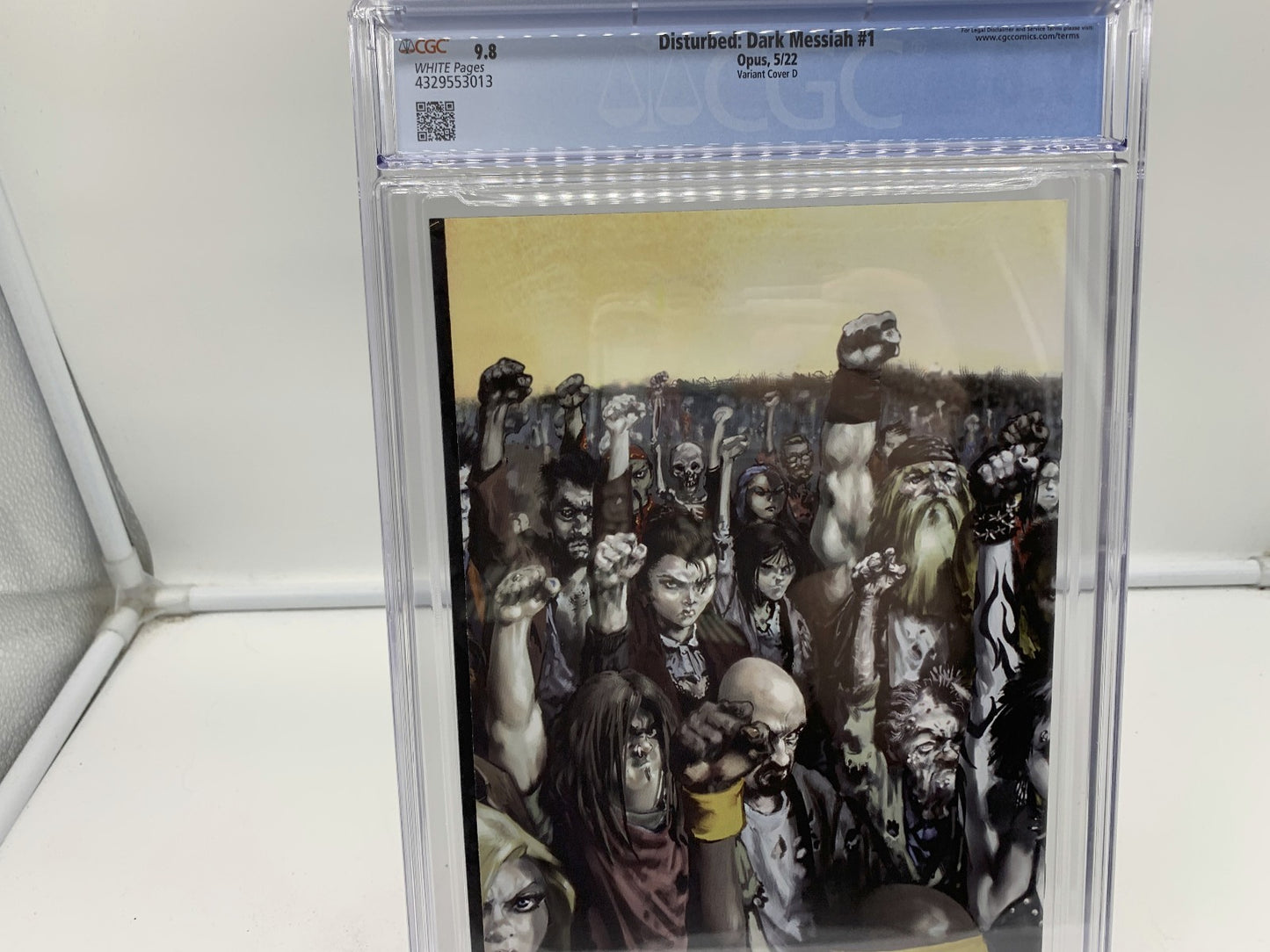 Disturbed Dark Messiah #1 CGC 9.8 Todd McFarlane Greg Capullo Cover