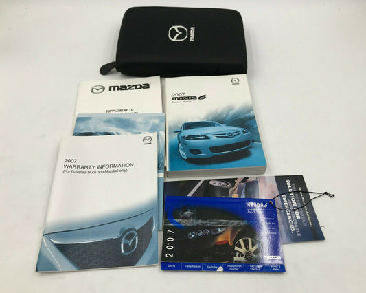 2007 Mazda 6 Owners Manual with Case OEM A04B32049