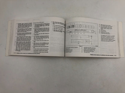 2005 Nissan Maxima Owners Manual Set with Case OEM E02B70010