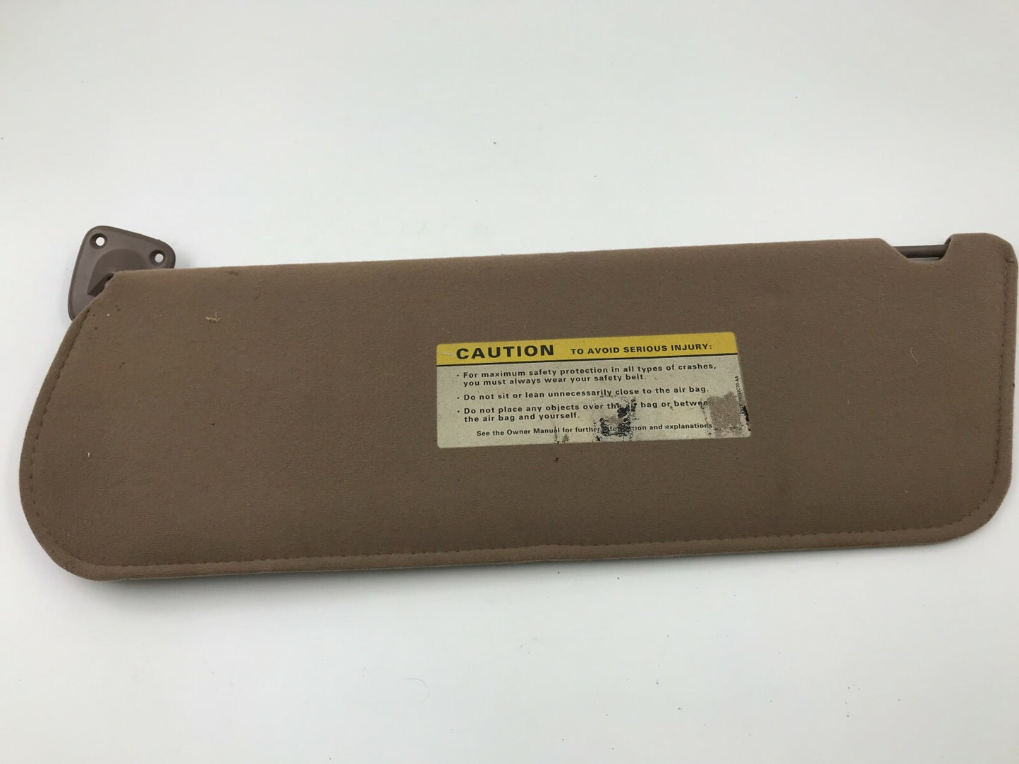 1987-1996 Ford F150 Passenger Sun Visor Brown OEM B04B18050