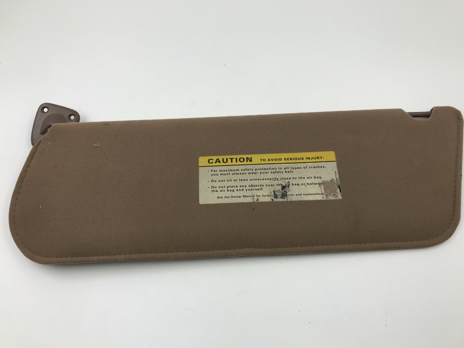 1987-1996 Ford F150 Passenger Sun Visor Brown OEM B04B18050