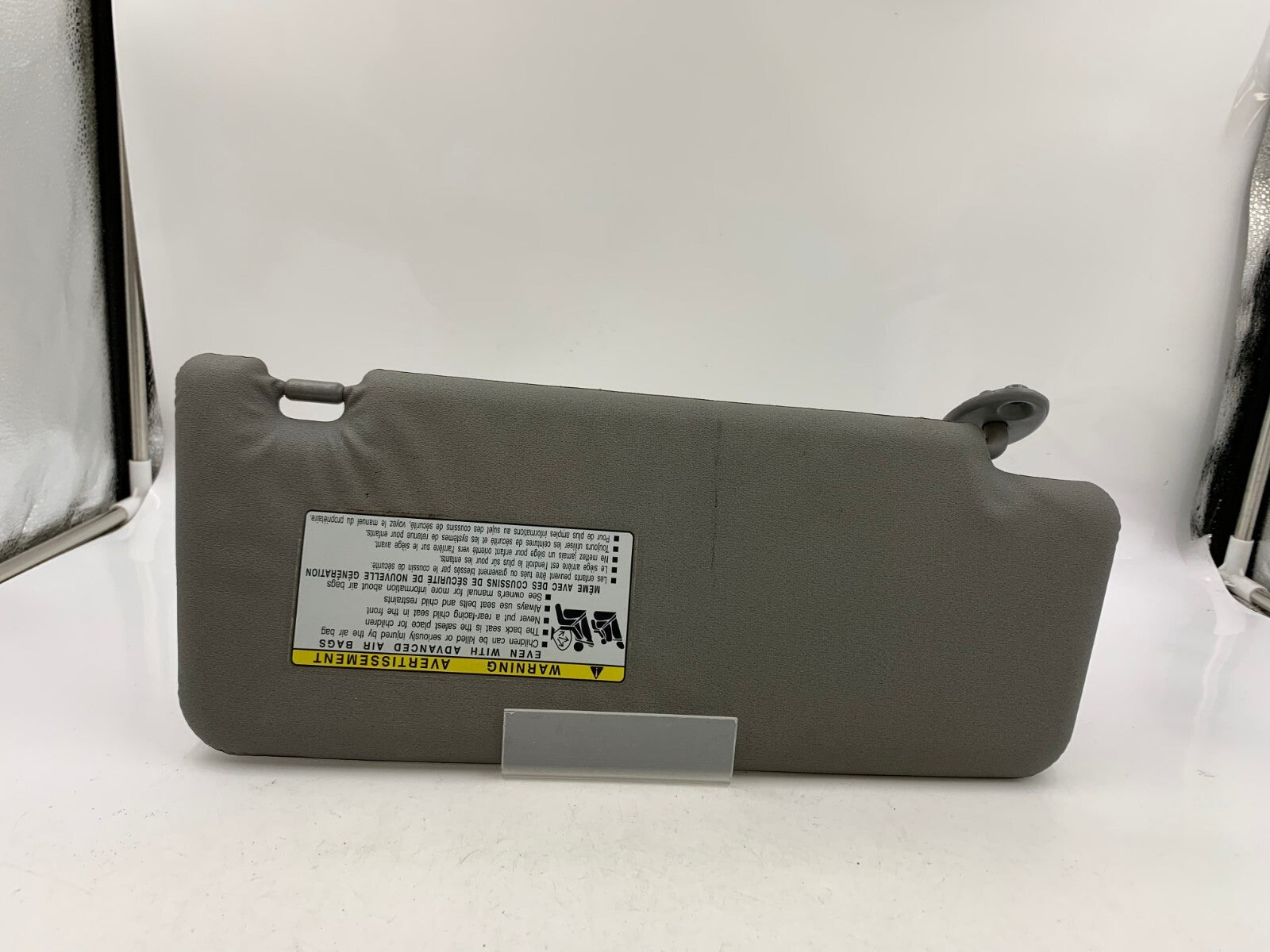 2009-2011 Toyota Tacoma Driver Sun Visor Gray OEM A02B31027